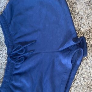 High Waist Women's Shorts - Blue